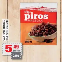CBA CBA Piros stafide Ofertă