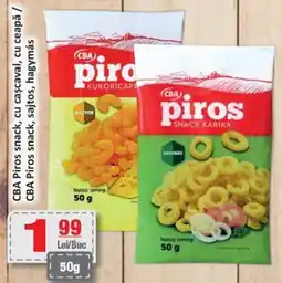 CBA CBA Piros snack, cu caşcaval, cu ceapă Ofertă