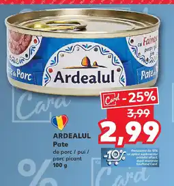 Kaufland ARDEALUL Pate Ofertă
