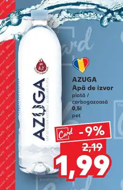 Kaufland AZUGA Apă de izvor Ofertă