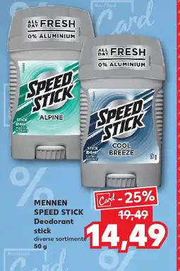 Kaufland MENNEN SPEED STICK Deodorant stick Ofertă