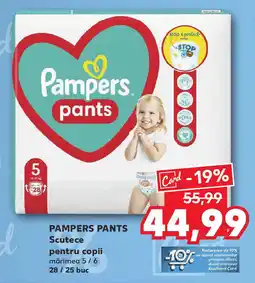 Kaufland PAMPERS PANTS Scutece pentru copii Ofertă