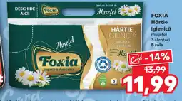 Kaufland FOXIA Hârtie igienică Ofertă