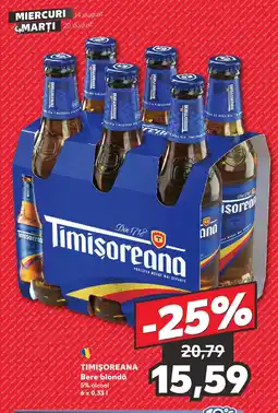 Kaufland Timişoreana Bere blondă Ofertă