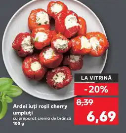 Kaufland Ardei iuți roşii cherry umpluţi Ofertă
