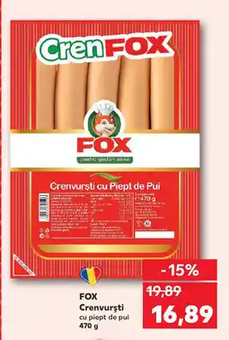 Kaufland FOX Crenvurşti Ofertă
