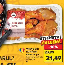 Kaufland VREAU DIN ROMÂNIA Pulpe de pui Ofertă