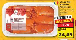 Kaufland VREAU DIN ROMÂNIA Pulpe de pui Ofertă