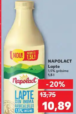 Kaufland NAPOLACT Lapte Ofertă