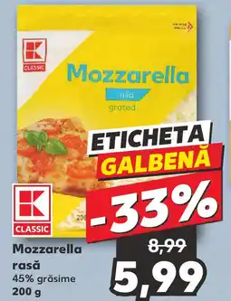 Kaufland Mozzarella rasă Ofertă