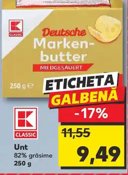 Kaufland Unt 82% grăsime Ofertă