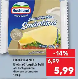 Kaufland HOCHLAND Brânză topită felii Ofertă