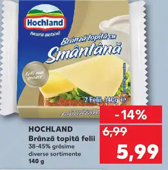 Kaufland HOCHLAND Brânză topită felii Ofertă