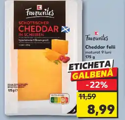 Kaufland Cheddar felii Ofertă
