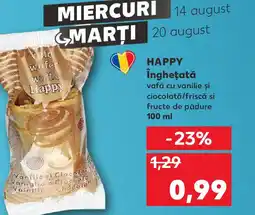 Kaufland HAPPY Îngheţată Ofertă