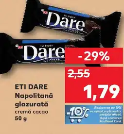 Kaufland ETI DARE Napolitană glazurată Ofertă