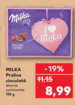 Kaufland MILKA Praline ciocolată Ofertă