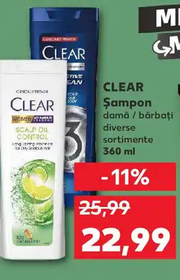 Kaufland CLEAR Şampon damă / bărbaţi Ofertă