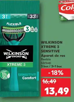 Kaufland WILKINSON XTREME 3 SENSITIVE Aparat de ras Ofertă