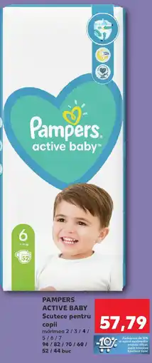 Kaufland PAMPERS ACTIVE BABY Scutece pentru copii Ofertă