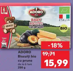 Kaufland ADORO Biscuiți bio cu prune Ofertă