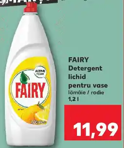 Kaufland FAIRY Detergent lichid pentru vase Ofertă