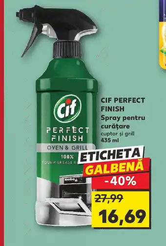 Kaufland CIF PERFECT FINISH Spray pentru curăţare Ofertă