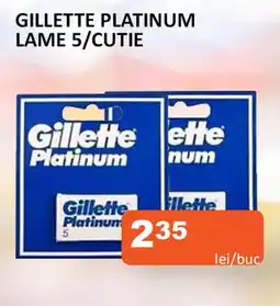 Unicarm GILLETTE PLATINUM LAME 5/CUTIE Ofertă