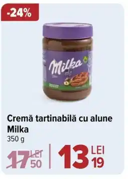Carrefour Market Cremă tartinabilă cu alune Milka Ofertă