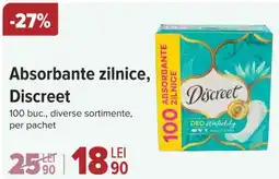 Absorbante zilnice, Discreet