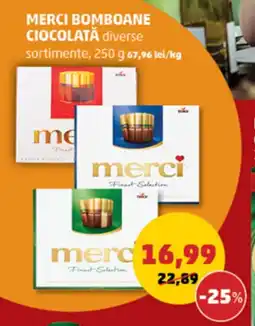 Penny MERCI BOMBOANE CIOCOLATĂ Ofertă