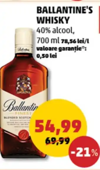 Penny BALLANTINE'S WHISKY Ofertă