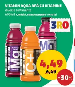Penny VITAMIN AQUA APĂ CU VITAMINE Ofertă
