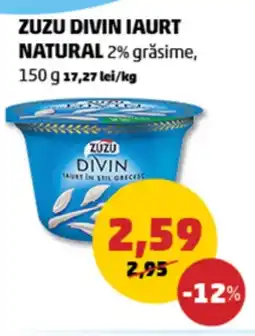 Penny ZUZU DIVIN IAURT NATURAL Ofertă