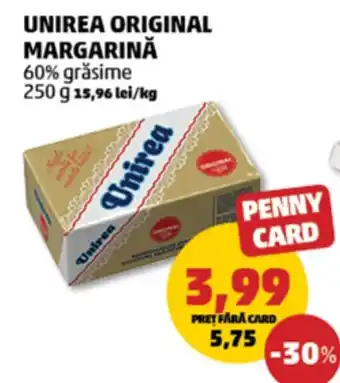 Penny UNIREA ORIGINAL MARGARINĂ Ofertă