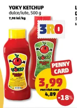Penny YOKY KETCHUP Ofertă