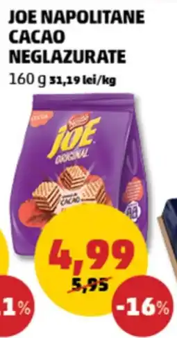 Penny JOE NAPOLITANE CACAO Ofertă