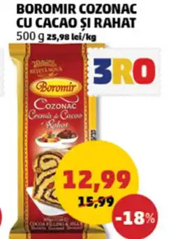Penny BOROMIR COZONAC CU CACAO ȘI RAHAT Ofertă