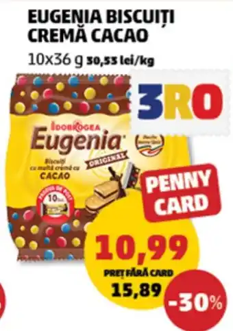 Penny EUGENIA BISCUITI CREMĂ CACAO Ofertă