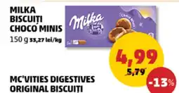 Penny MILKA BISCUITI CHOCO MINIS Ofertă
