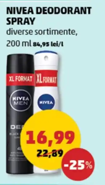 Penny NIVEA DEODORANT SPRAY Ofertă