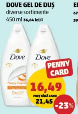 Penny DOVE GEL DE DUȘ Ofertă