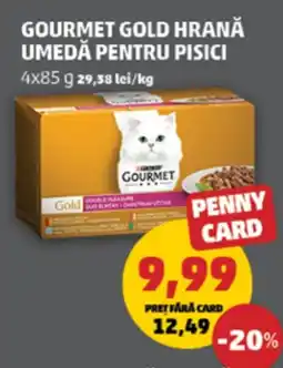 Penny GOURMET GOLD HRANĂ UMEDĂ PENTRU PISICI Ofertă