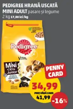 Penny PEDIGREE HRANĂ USCATĂ MINI ADULT Ofertă