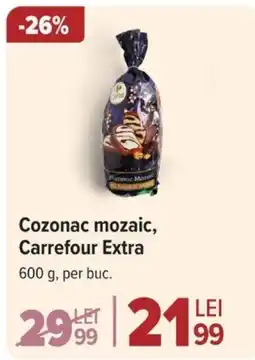Carrefour Cozonac mozaic, Carrefour Extra Ofertă