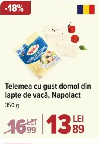 Carrefour Telemea cu gust domol din lapte de vacǎ, Napolact Ofertă