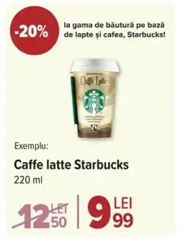 Carrefour Caffe latte Starbucks Ofertă