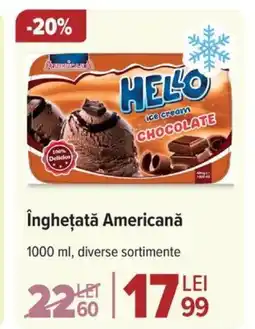 Carrefour Îngheţată Americană Ofertă