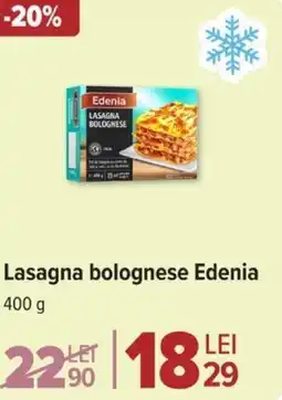Carrefour Lasagna bolognese Edenia Ofertă