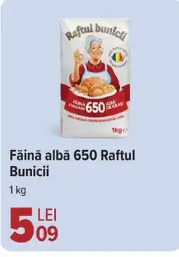 Carrefour Făină albă 650 Raftul Bunicii Ofertă